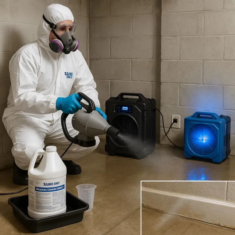 Sanitization and Odor Removal process in Newington, VA