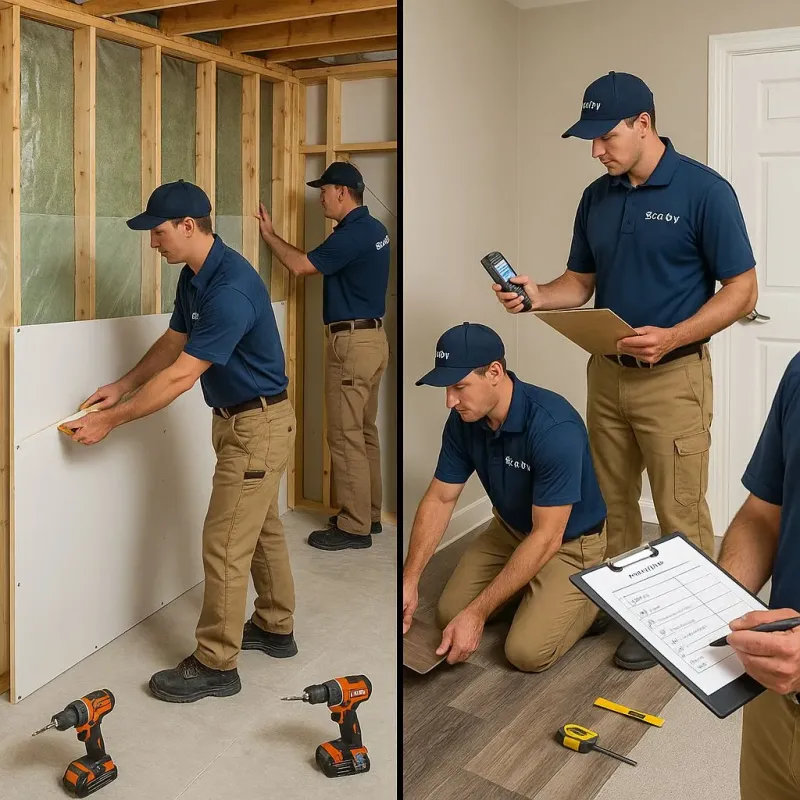 Repairs and Reconstruction process in Newington, VA