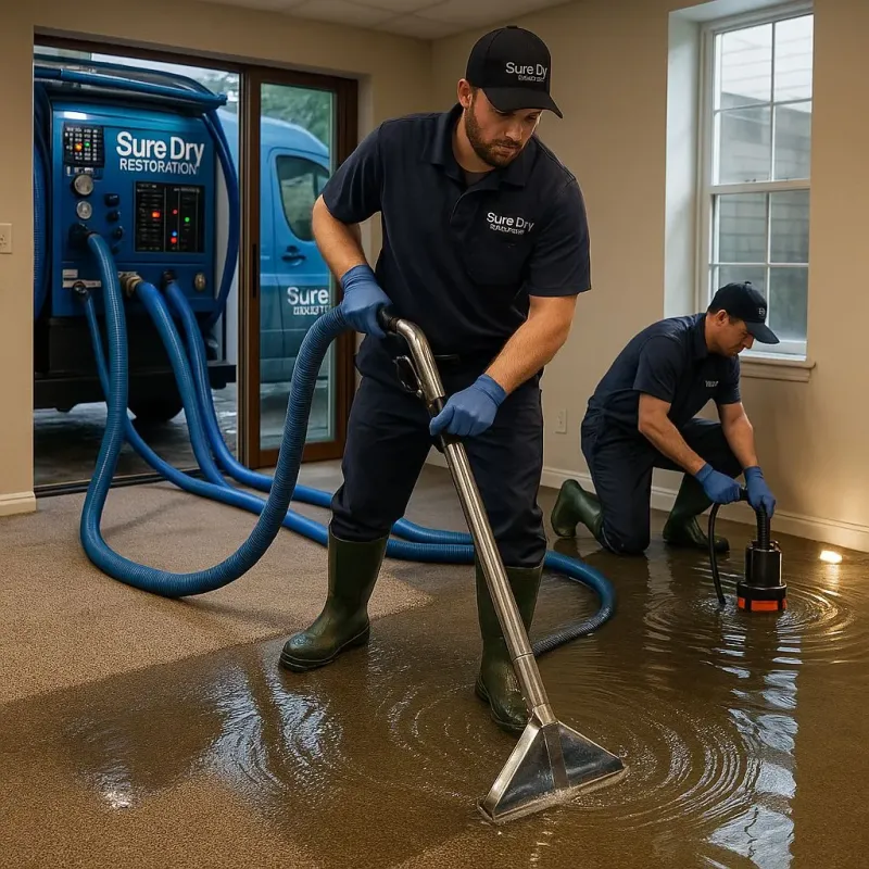 Water Extraction and Removal process in Newington, VA